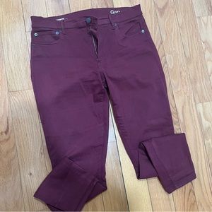 Gap Resolution Jeans Maroon